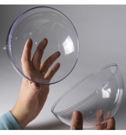 Plastic clear ball 8cm