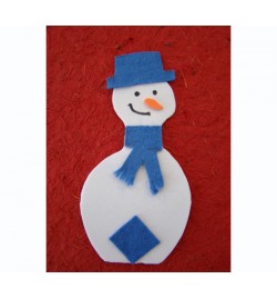 Snowman with Felt