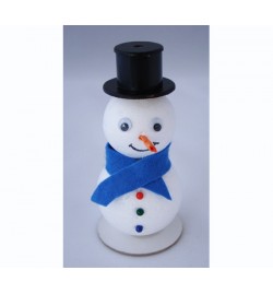 Snowman with Polystyrene Balls