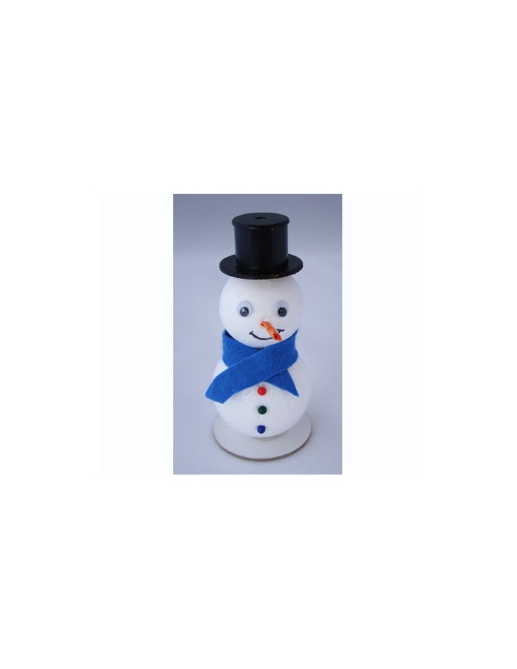 Snowman with Polystyrene Balls