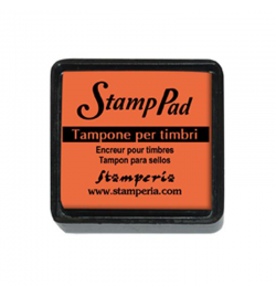 Stamp Pad small - Orange Hot