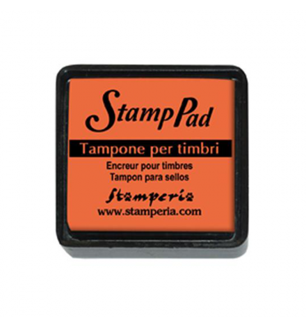 Stamp Pad small - Orange Hot