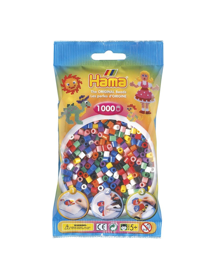 Συσκευασία με 1000 beads σε διάφορα χρώματα