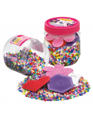 Hama Beads Καρδία & Λουλούδι Tub