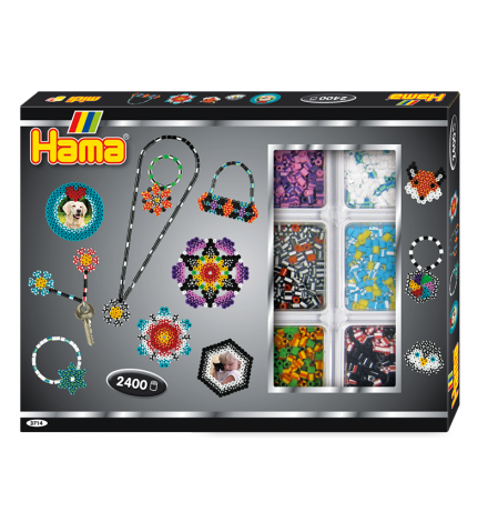 Hama Beads Striped Activity Box