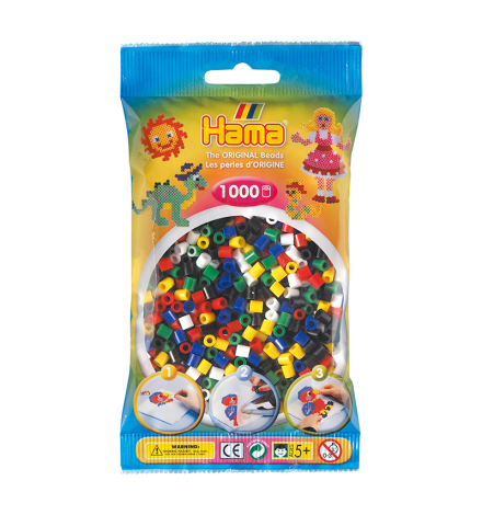 Συσκευασία με 1000 beads σε διάφορα χρώματα