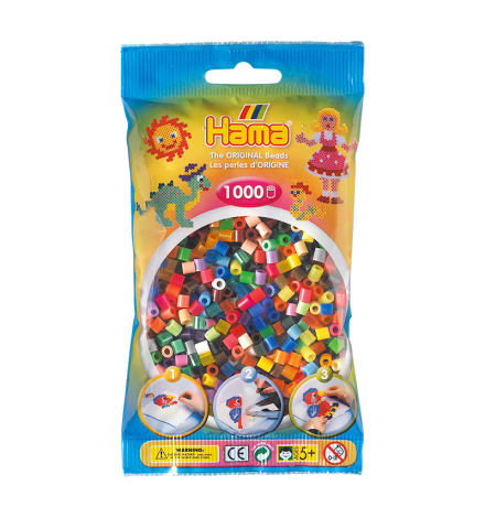 Hama bag of 1000 Colour Mix Beads