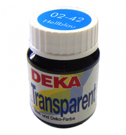 Transparent Paint Deka 25ml - Light Blue