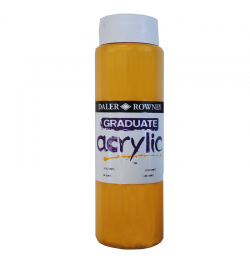 Acrylic Paint Graduate 500ml - Gold