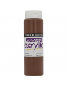 Acrylic Paint Graduate 500ml - Burnt Umber