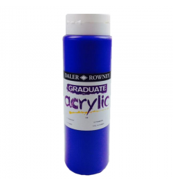 Ακρυλική μπογιά Graduate 500ml - Μπλε (Ultramarine)