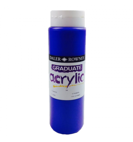 Ακρυλική μπογιά Graduate 500ml - Μπλε (Ultramarine)