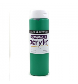 Acrylic Paint Graduate 500ml - Emerald Green