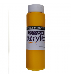 Acrylic Paint Graduate 500ml - Candium Yellow