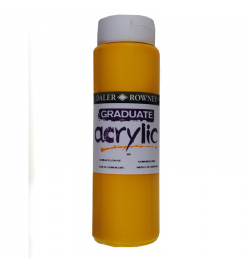 Ακρυλική μπογιά Graduate 500ml - Κίτρινο (Candium Yellow)