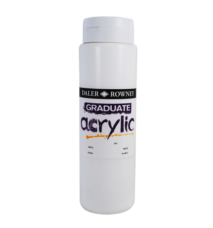 Acrylic Paint Graduate 500ml - White