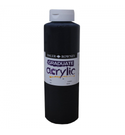 Acrylic Paint Graduate 500ml - Black