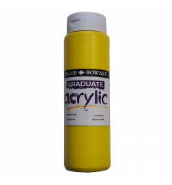 Acrylic Paint Graduate 500ml - Lemon Yellow