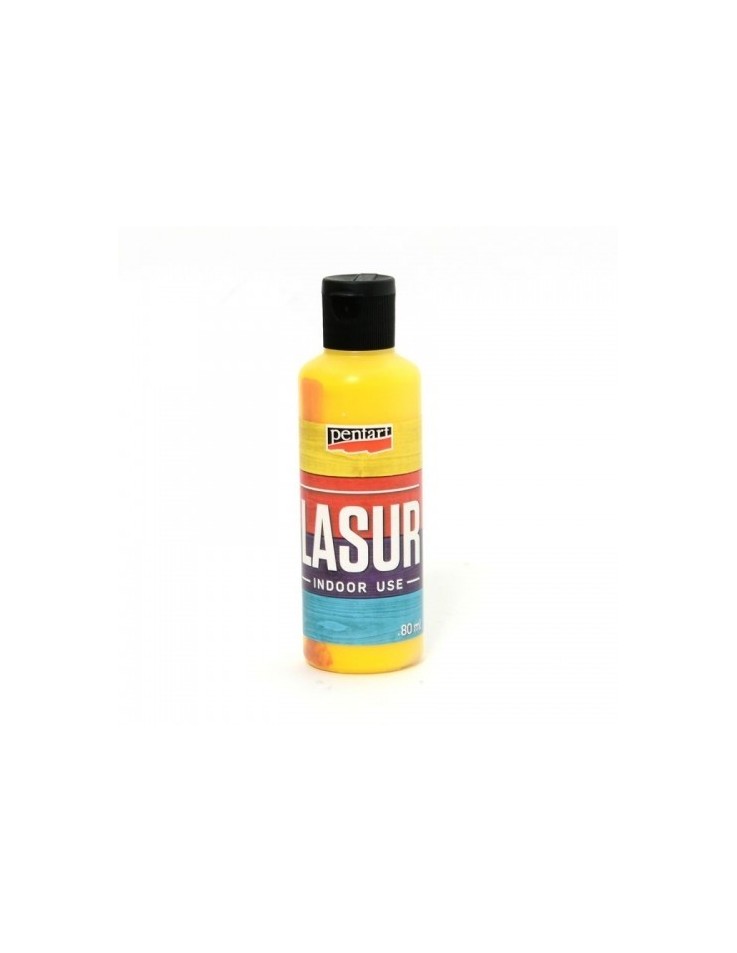 Lasur paint Pentart 80ml - Yellow