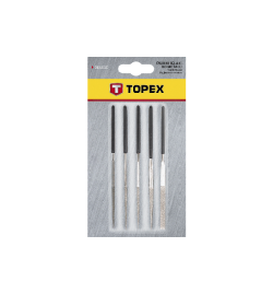 Diamond needle files Set 5 pcs - Topex