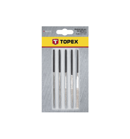 Λίμες 4mm Διαμαντιού 5 τεμάχια - Topex