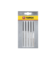 Diamond needle files Set 5 pcs - Topex