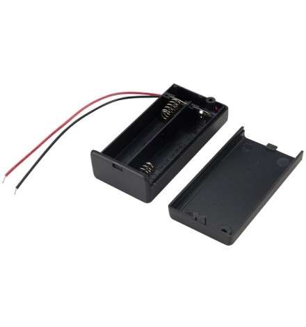 Battery Holder 2 x AA - Box & Switch