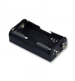 Battery Holder 2 x AA Flat - Snap