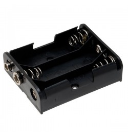 Battery Holder 3 x AA  Flat - Snap