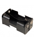 Battery Holder 4 x AA Square - Snap