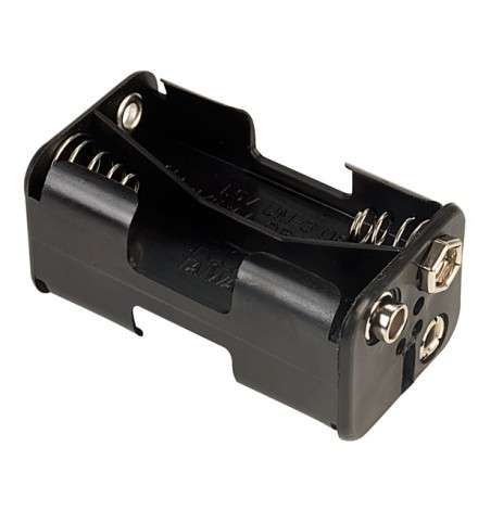 Battery Holder 4 x AA Square - Snap