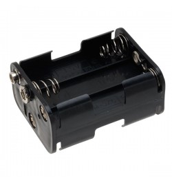 Battery Holder 6 x AA Square - Snap