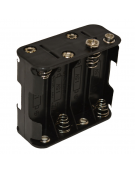 Battery Holder 8 x AA  Square - Snap