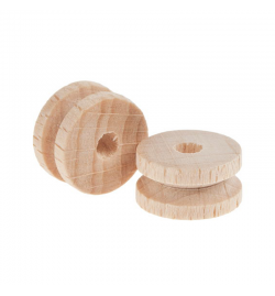 Wooden Pulley 15mm D - 4mm H