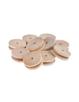 Ξύλινη Τροχαλία 30mm Δ - 4mm Τ