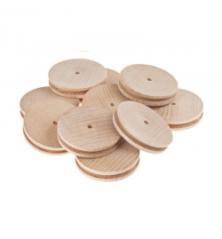 Wooden Pulley 50mm D - 4mm H