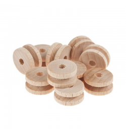 Wooden Pulley 15mm D - 4mm H