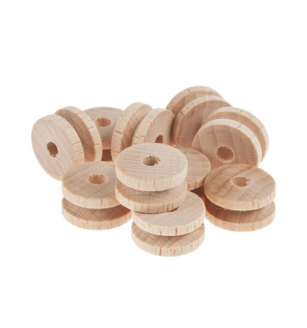 Wooden Pulley 15mm D - 4mm H