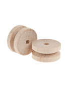 Wooden Pulley 20mm D - 4mm H