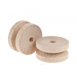 Wooden Pulley 20mm D - 4mm H
