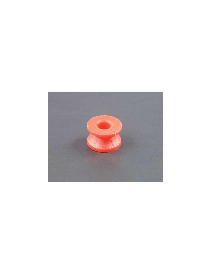 Πλαστική τροχαλία 10mm Δ - 4mm Τ