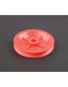 Πλαστική τροχαλία 30mm Δ - 4mm Τ