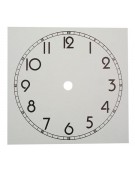 Paper Clock Face square 12cm