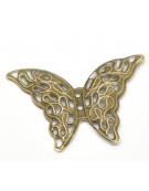 Metallic Butterfly 41x29x1.3mm  1piece