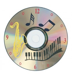 Πλαστικό CD για Ρολόι - Τρομπέτα
