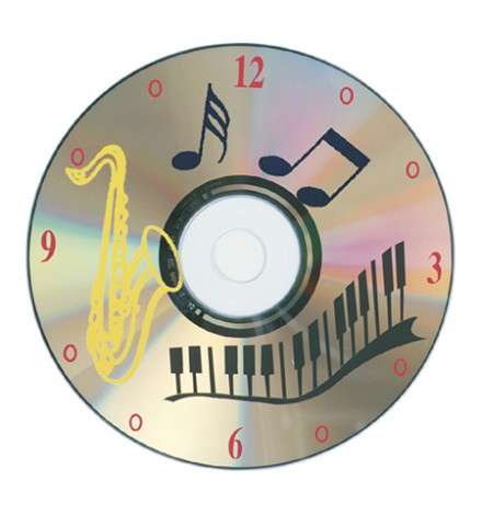 CD Clock Face - Trumbet