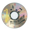 Πλαστικό CD για Ρολόι - Τρομπέτα