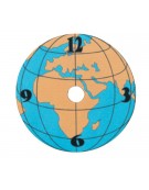 CD Clock Face - Globe