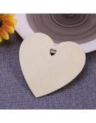 Wooden Heart 8cm x 2mm