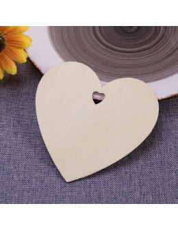 Wooden Heart 8cm x 2mm